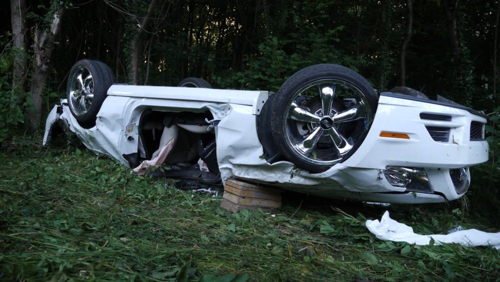 Tödlicher Unfall mit einem Ford Mustang in Freiburg